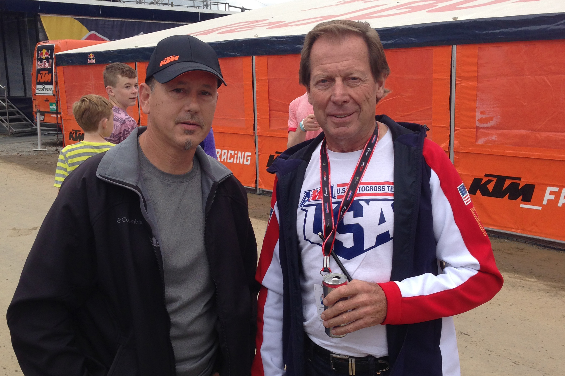 Ken and Roger DeCoster at Ernee.