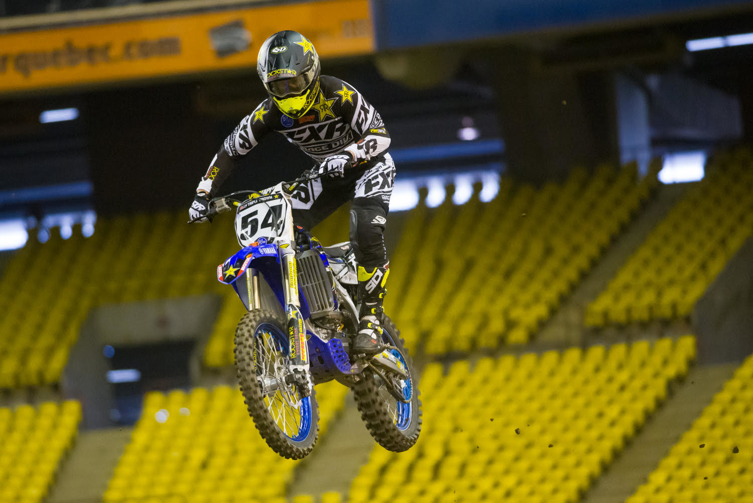 Phil Nicoletti made his debut with the Rockstar Energy OTSFF Yamaha team.