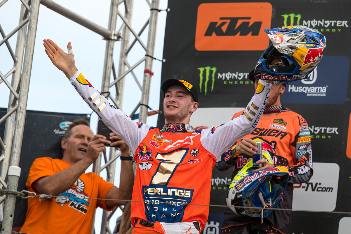 Herlings clinched his first premier-class title over the weekend at his home race.