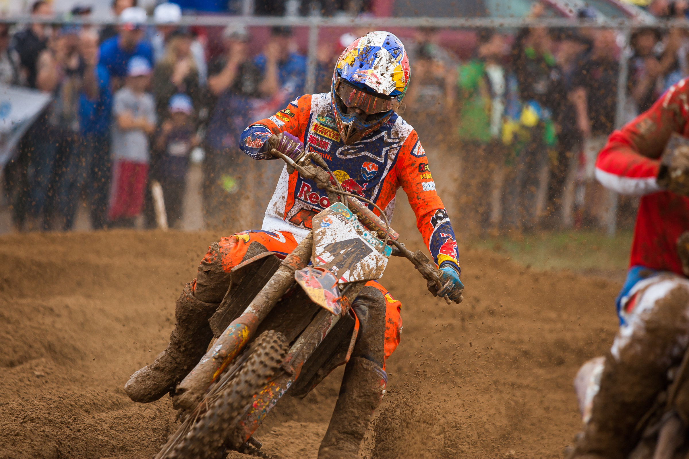 Herlings finished third in the MXGP heat today.