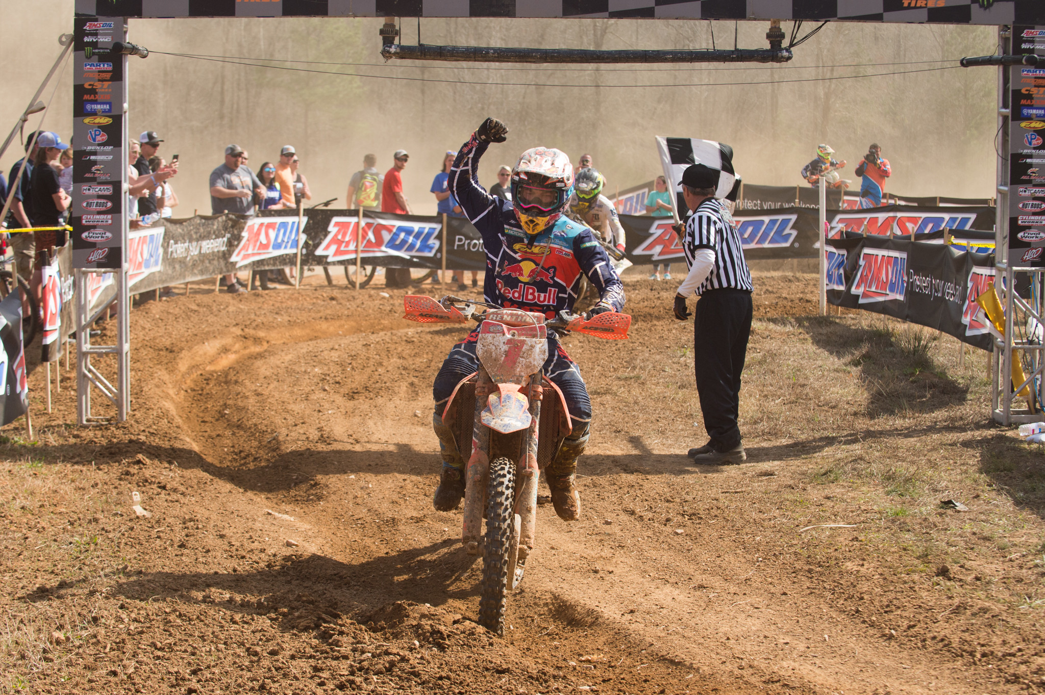 Russell will undergo shoulder surgery and miss the final round of GNCC and the ISDE.