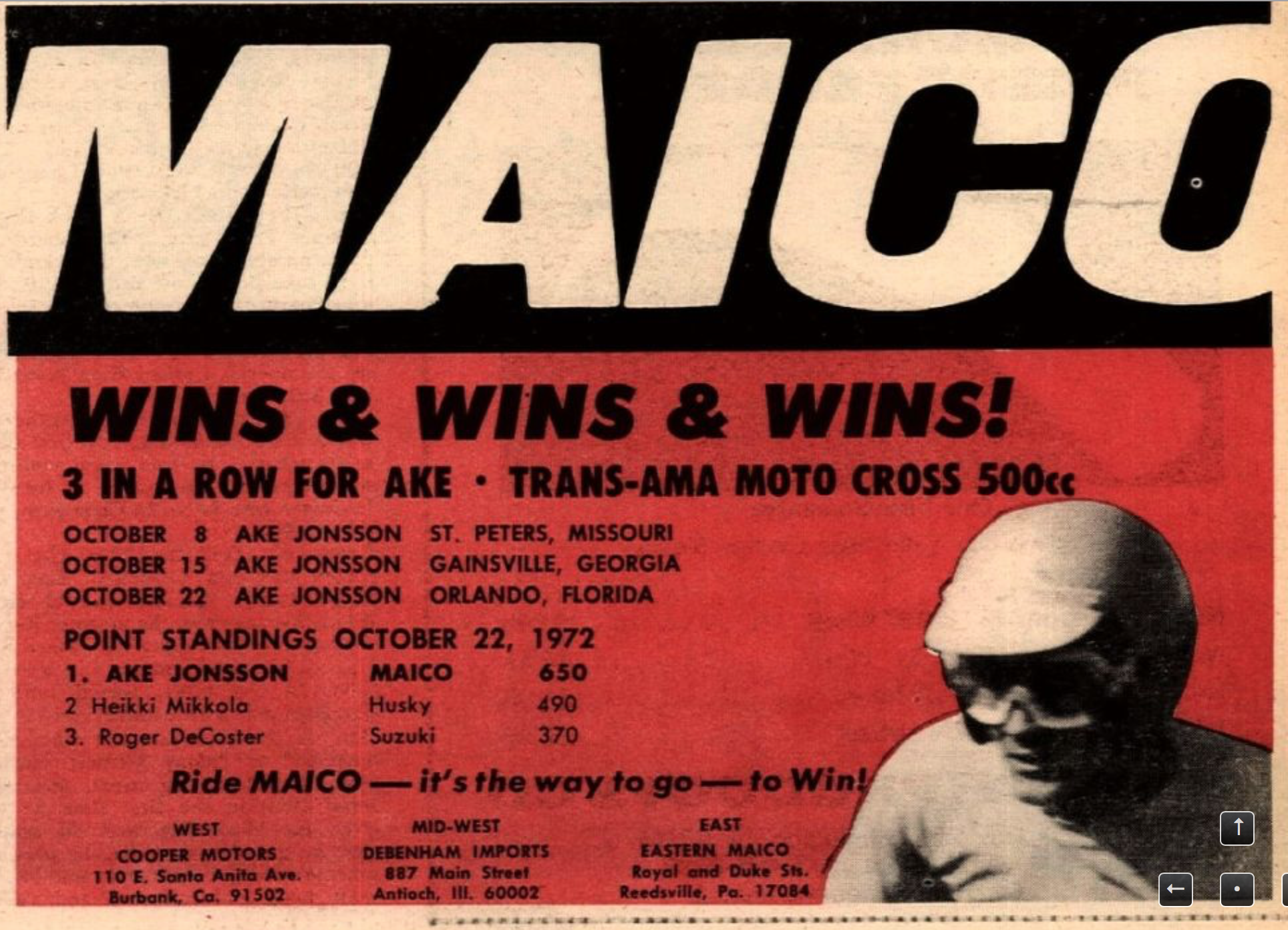 Maico win ad.