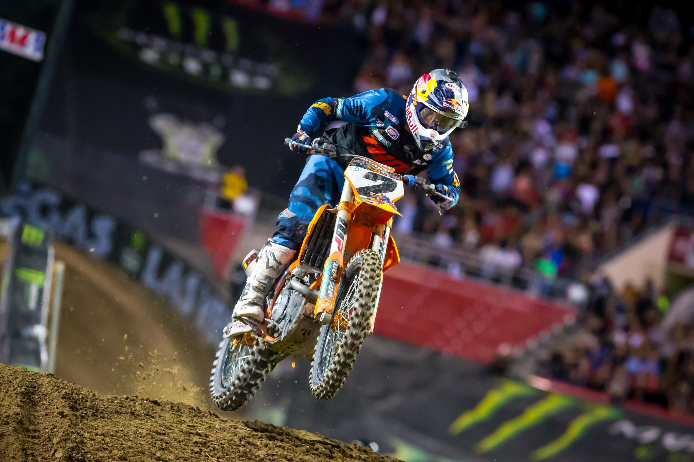Webb made his debut with the team at the Monster Energy Cup.