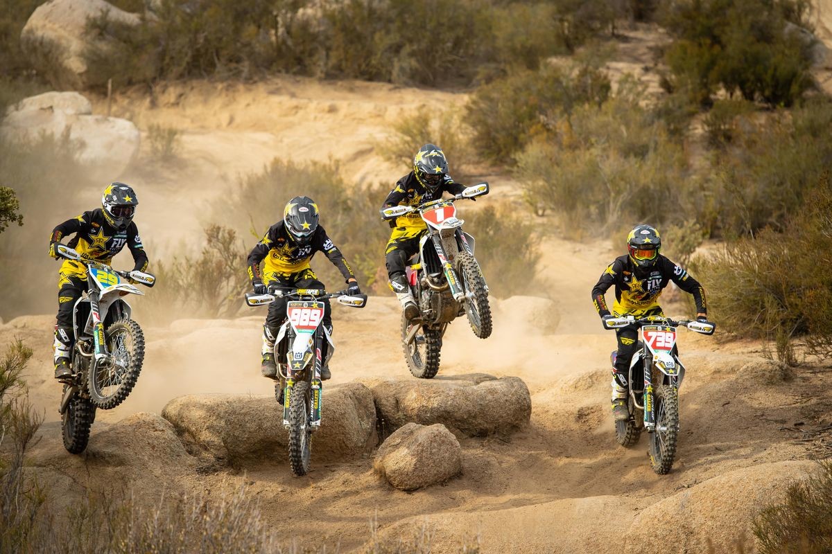 From left: Short, DuVall, Haaker, Bollinger.