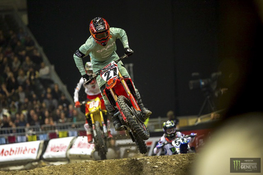 Stewart had a wild, eventful first night in Geneva.