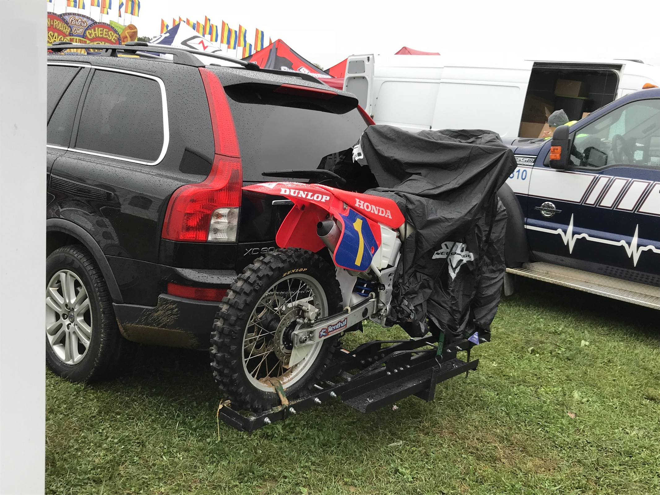 And also one of the cool bikes brought for the event, a Jeremy McGrath-tribute bike (I know the file says Stanton, I thought it was Jeff's at first).