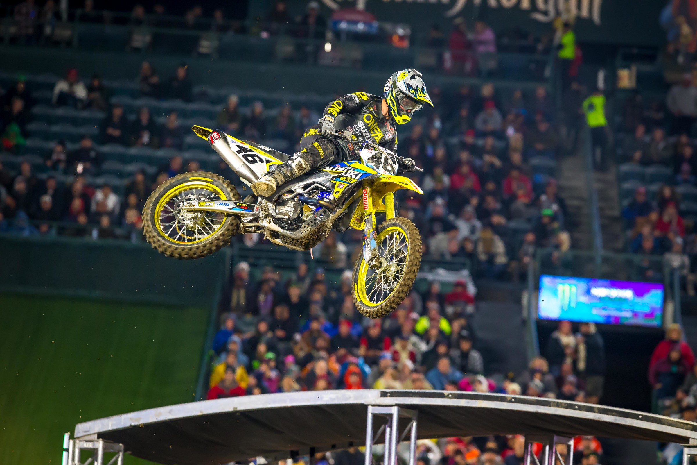 Justin Hill finished 15th at Anaheim 1.