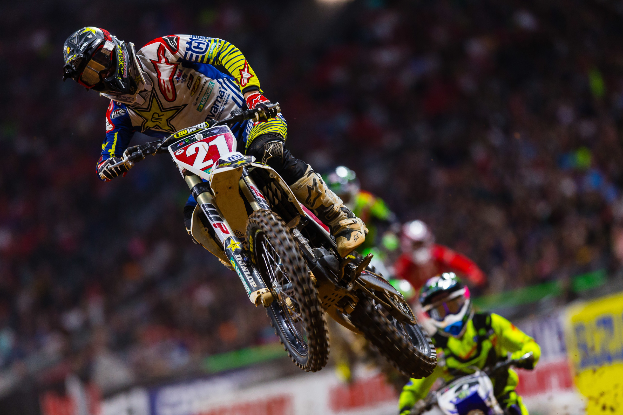 Jason Anderson won the Triple Crown at Atlanta 2018 with 2-1-4 finishes.