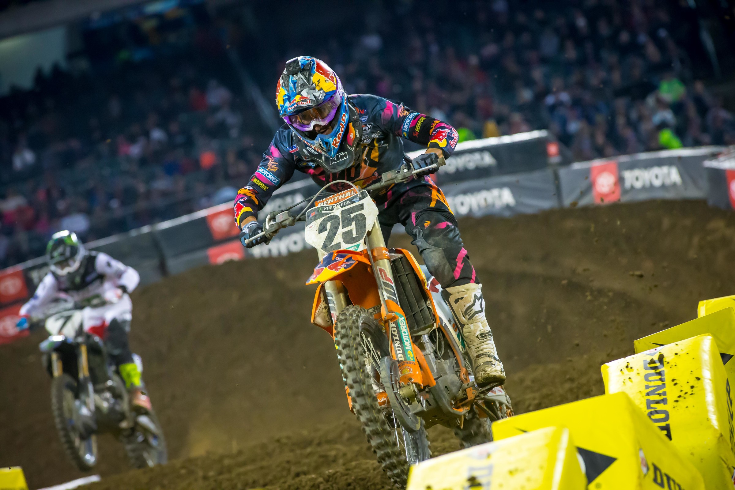 Marvin Musquin was closer to getting a win tonight than he's been all season.