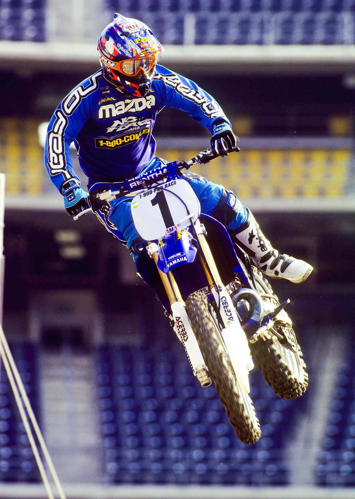 Of McGrath's seven supercross titles, he wasn't leading after four rounds in only one of them, 1999.