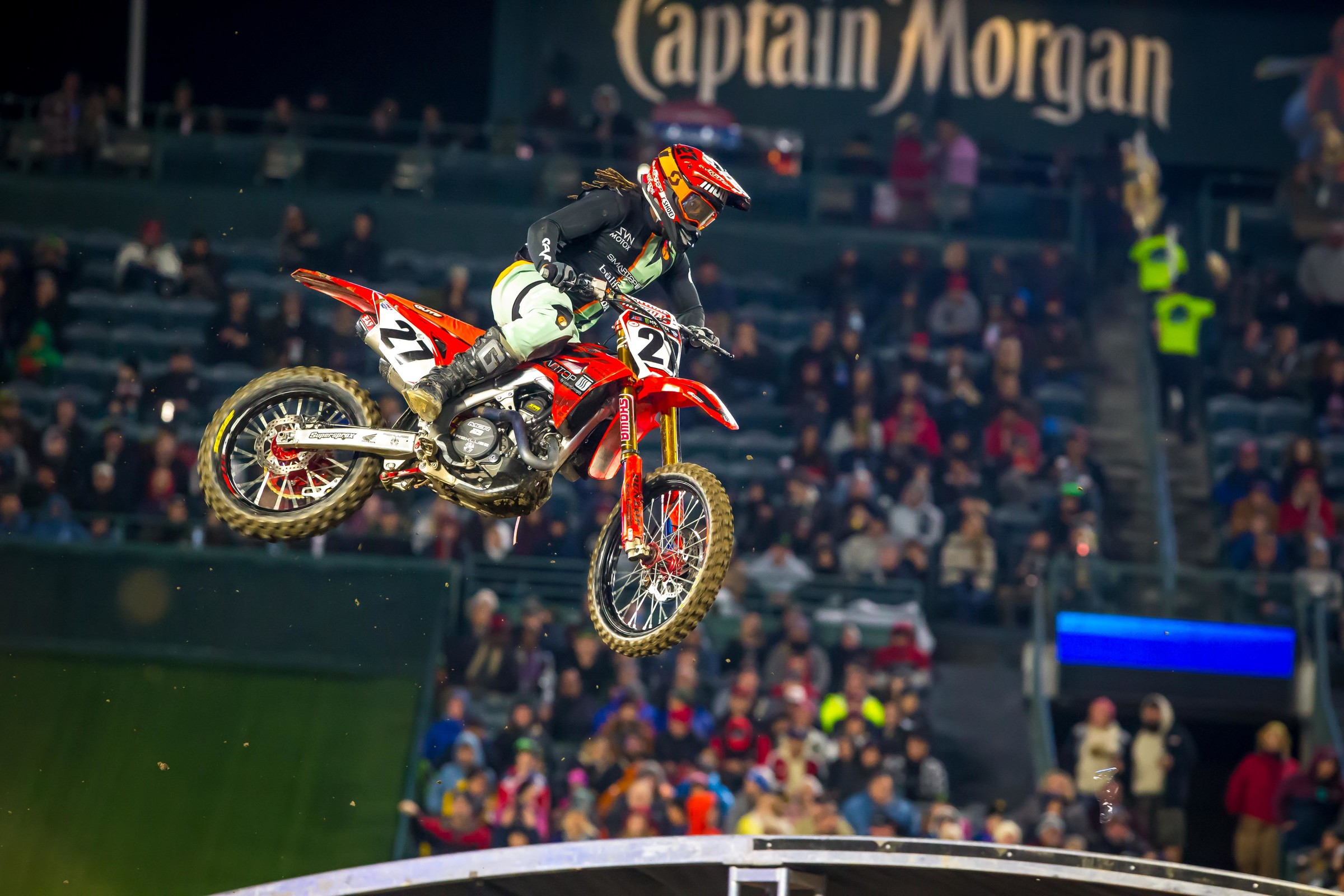 Malcolm Stewart is already up, walking around and training after his broken femur, but a return to action is not yet known.