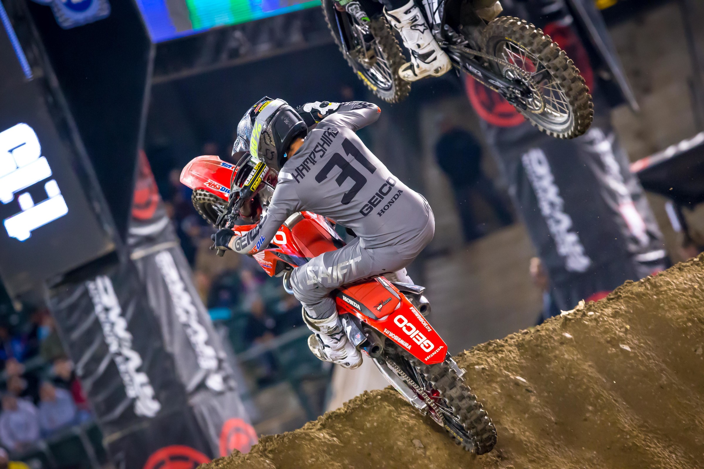 Hampshire sits fifth in 250SX West points.