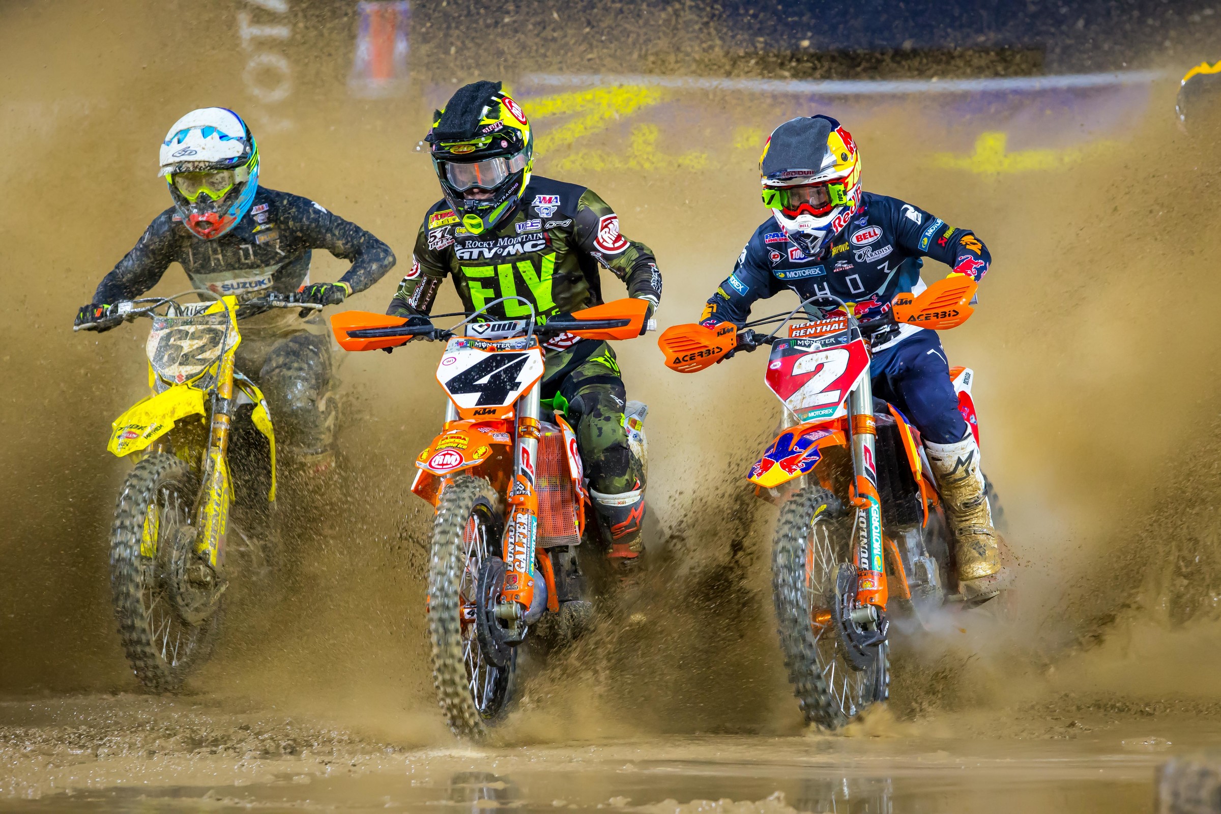 The muddy conditions weren't fun to ride in but they sure made for some great pictures!