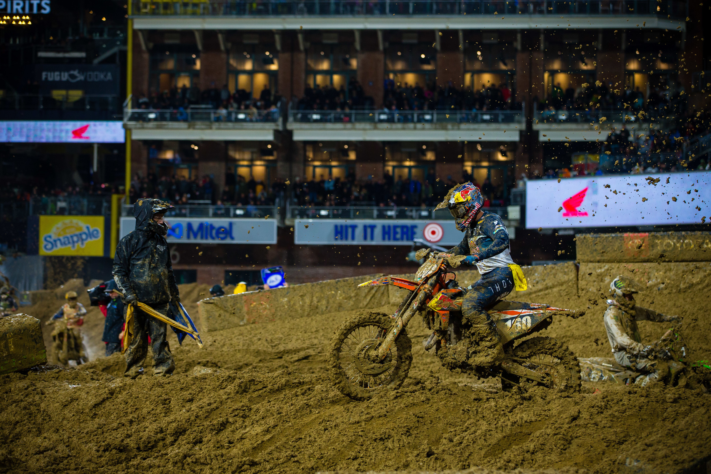 Although his deal with Red Bull KTM Canada was originally to only do the first five rounds, Pettis is sitting in 10th in the 250SX West Region in points and might be continuing to race throughout the rest of supercross.