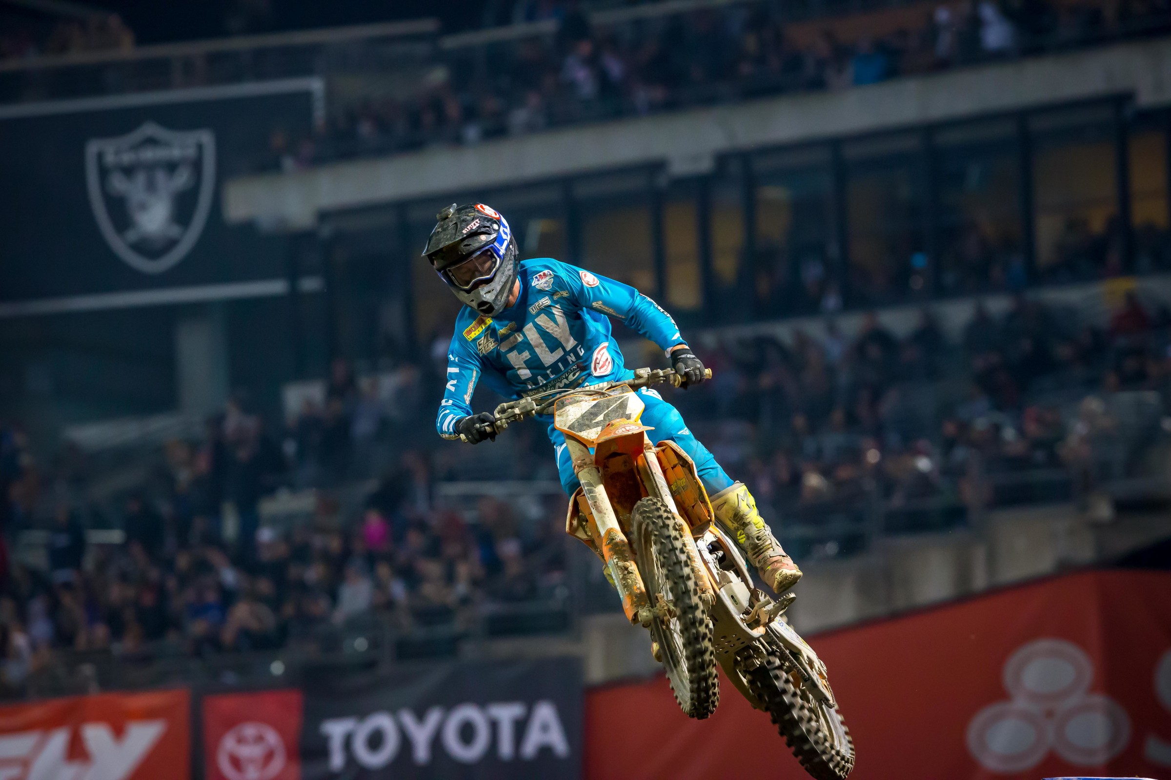 Baggett currently sits in sixth place in the 450SX points standings.