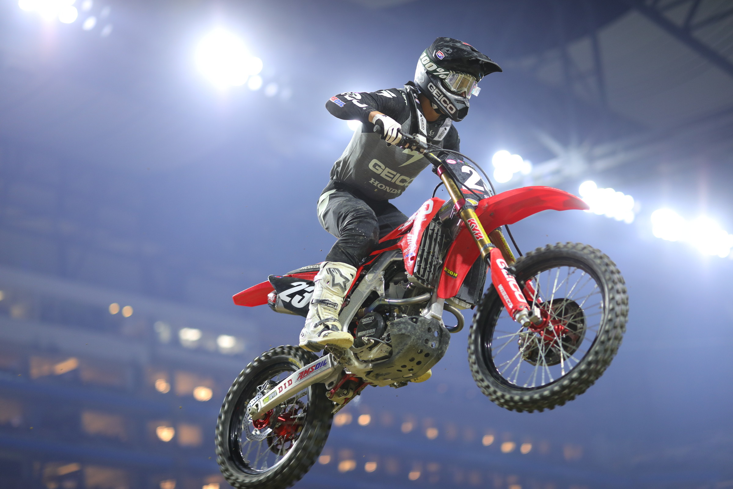 Chase Sexton earned the third overall tonight after finishes of 4-4-2.