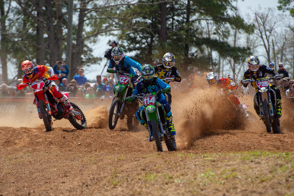 Josh Strang grabbed the XC1 Open Pro holeshot.
