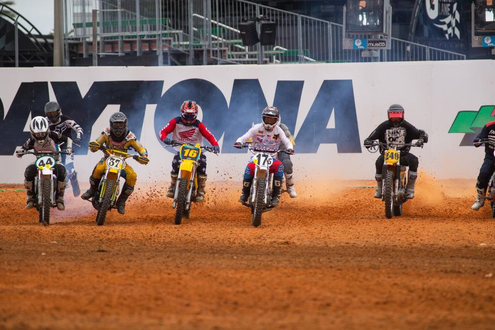 The Evo 3 Masters class gets off the line.