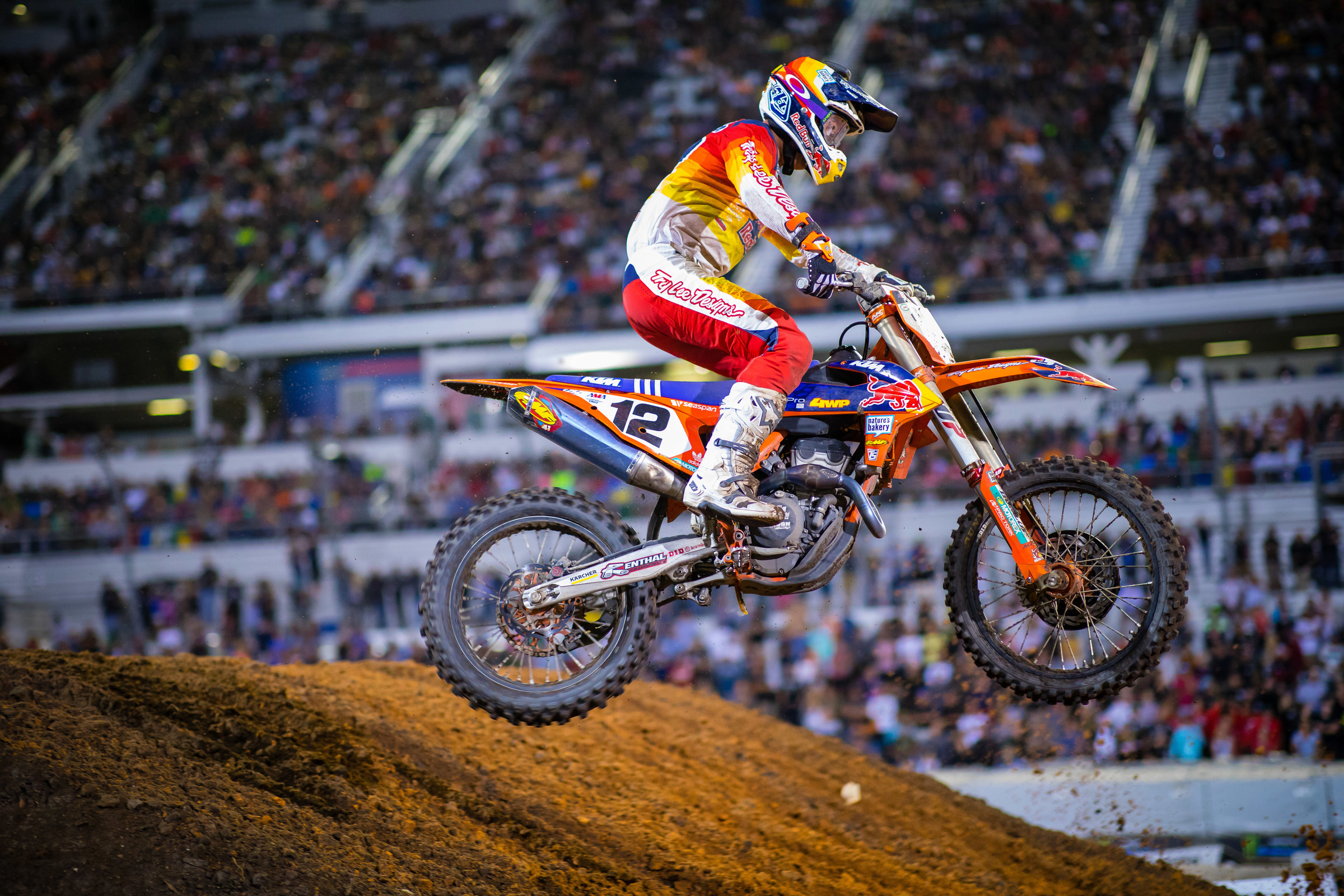 McElrath last raced in Daytona, where he raced in the 450SX on his 250 SX-F.