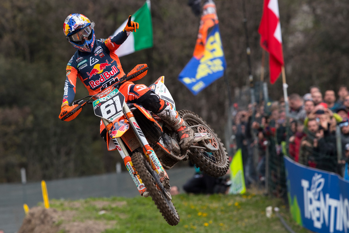 Prado has earned first place in three races but since an injury kept him out of the MXGP of Great Britain, he sits 20 points back of leader Thomas Kjer Olsen.