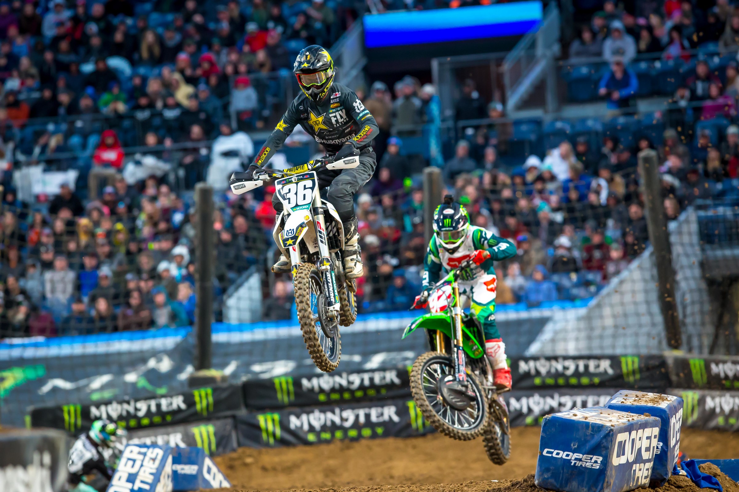 Michael Mosiman put up a heck of a battle with Cianciarulo for the early lead.