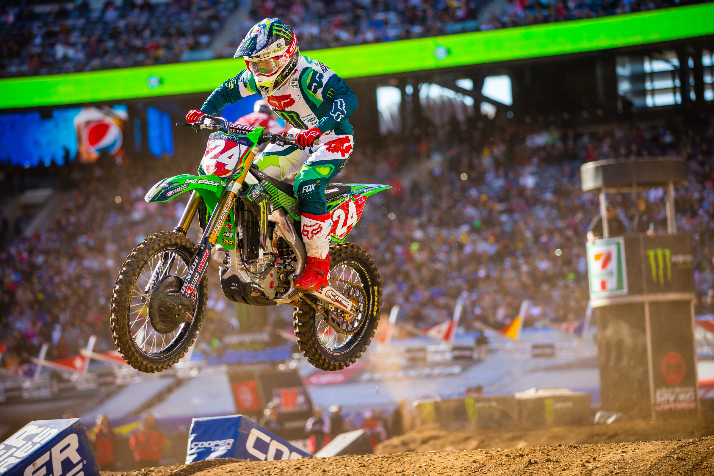 Forkner gave it everything he had but his knee--and title hopes--buckled.