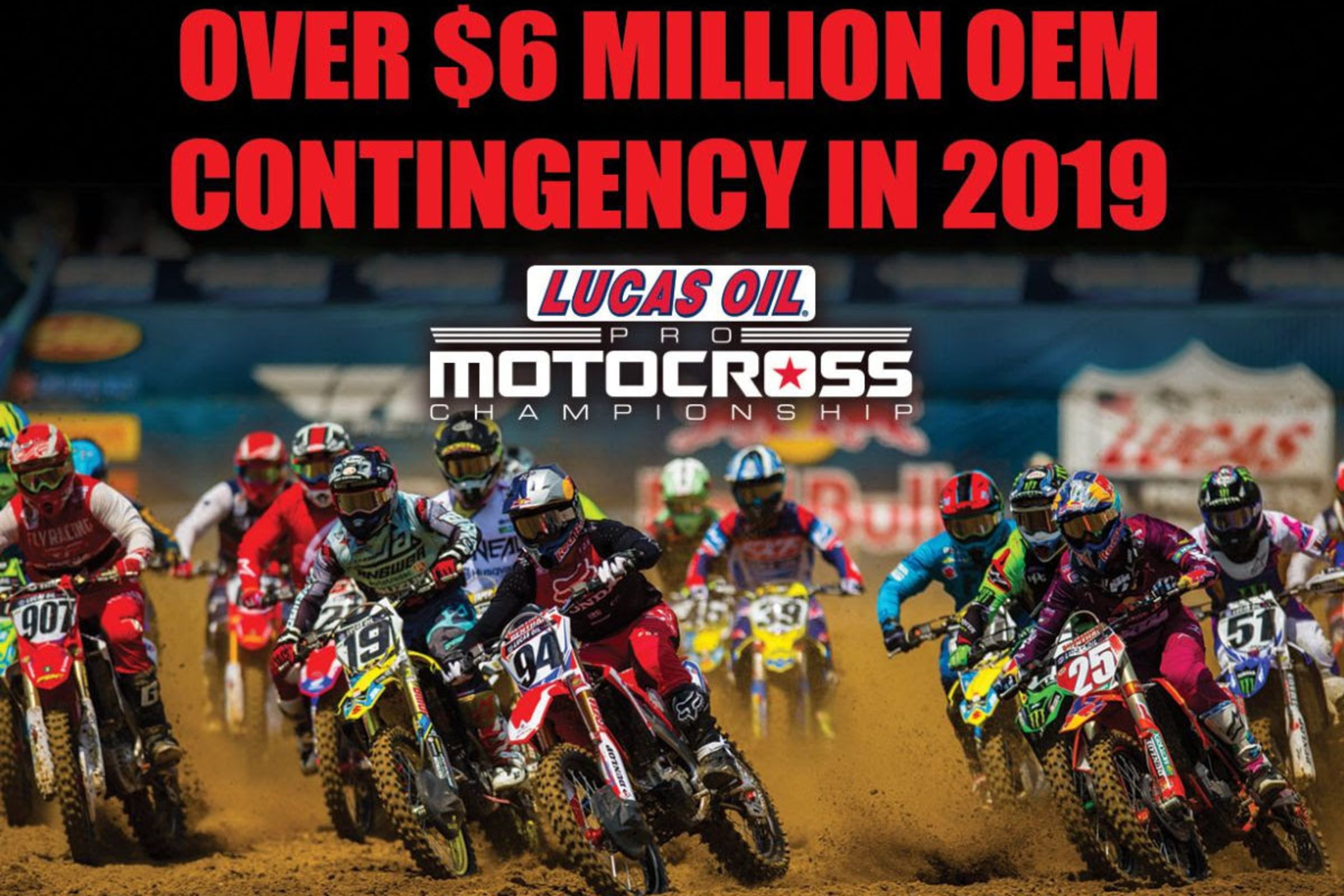 More Than $6 Million in Contingency Available for 2019 Pro Motocross