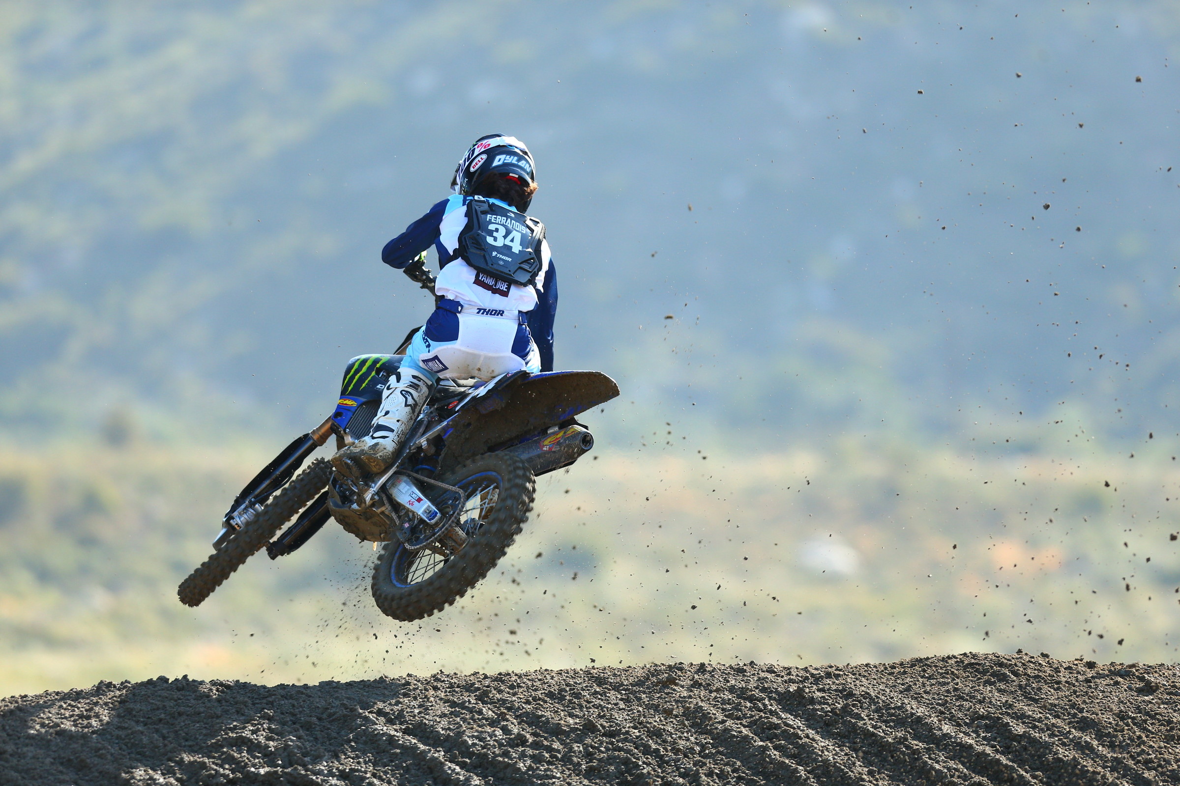 Dylan Ferrandis set some fast lap times early in the first 250 qualifier but it was Colt Nichols who ended up topping the field.