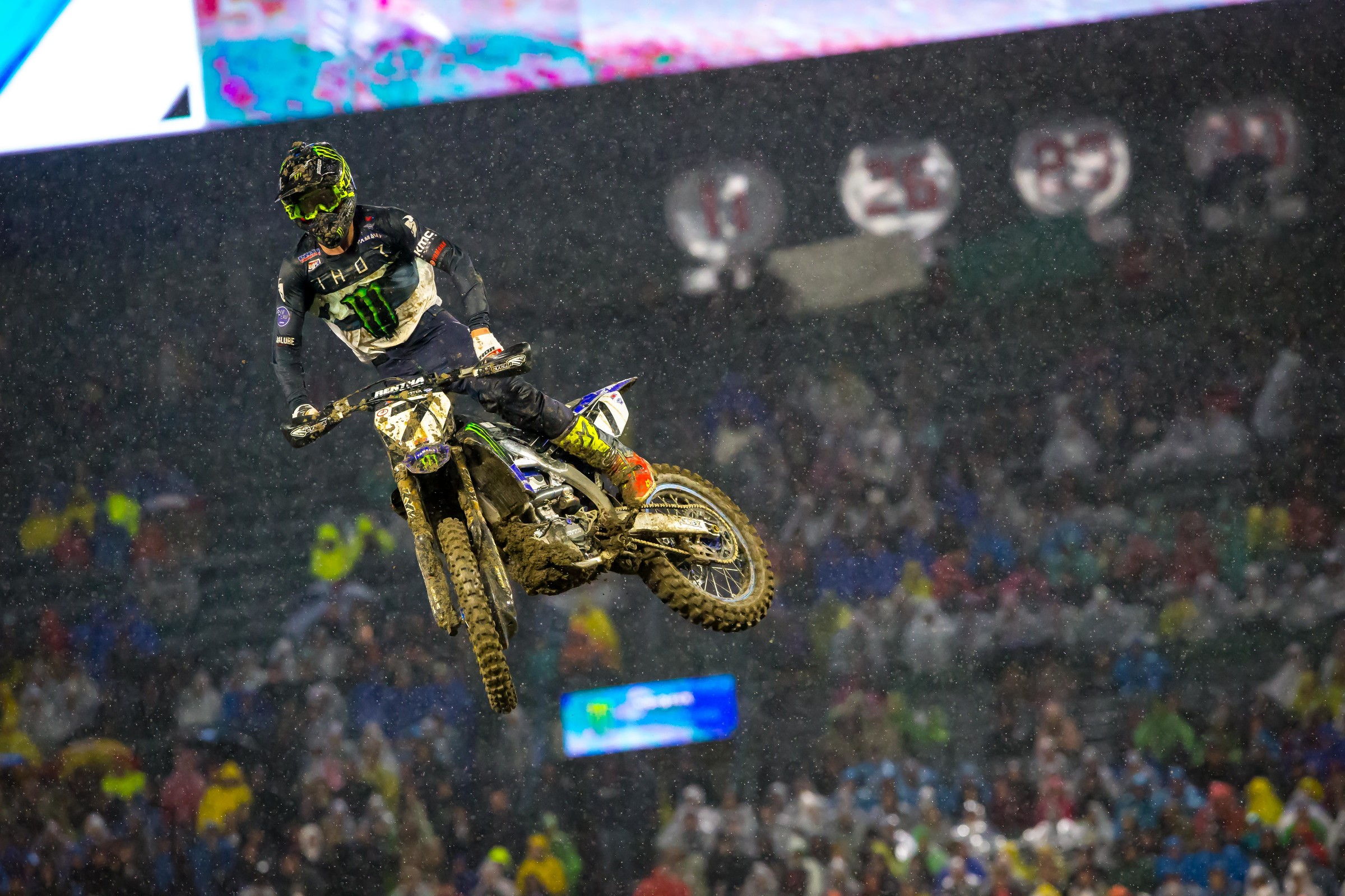 Plessinger finished in sixth place at Anaheim 1, his first race in the 450SX.