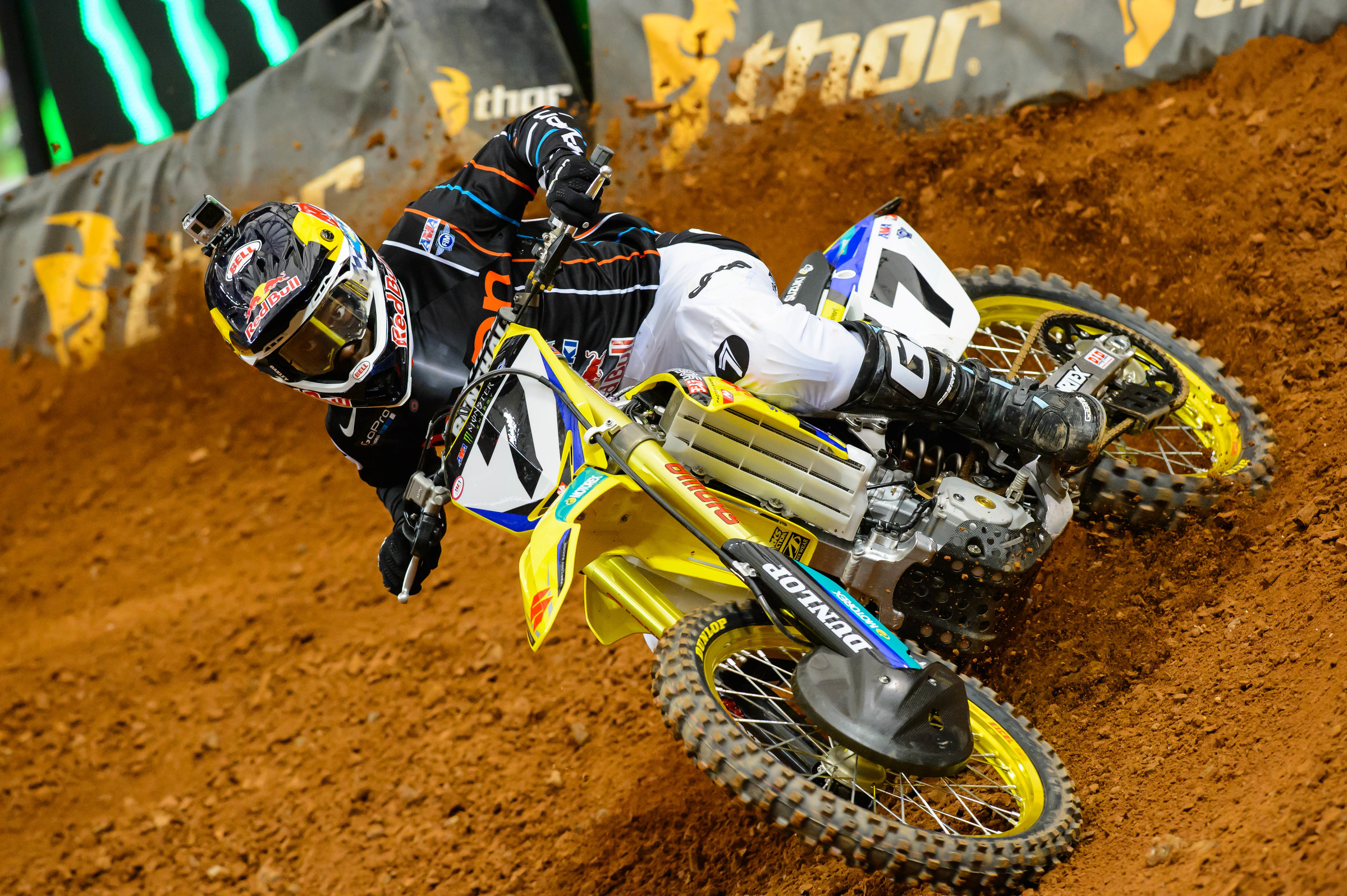Stewart at the 2014 Atlanta Supercross.