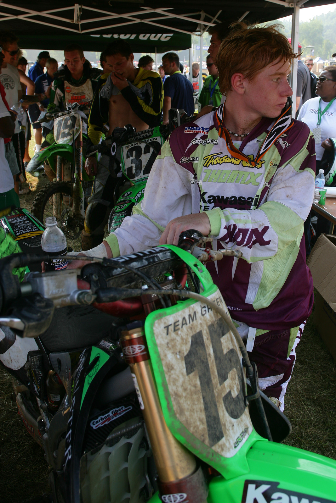 Ryan Villopoto at the Rocky Mountain ATV/MC AMA Amateur National Motocross Championship at Loretta Lynn Ranch in 2005.