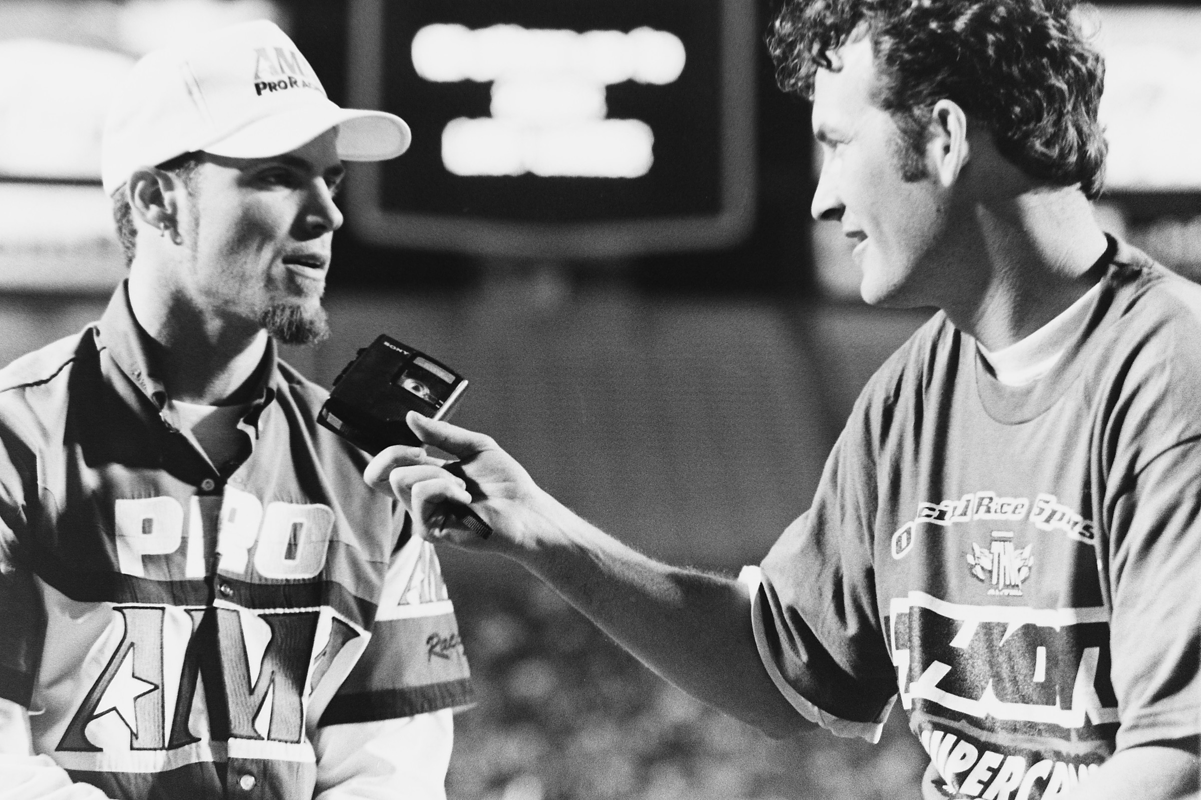 While this feature is focusing on Matthes' top interviews, we had to pull out this old photo of DC interviewing Robbie Van Winkle aka Vanilla Ice. We're sure this interview was great, we're just totally unsure of where this cassette tape ended up!