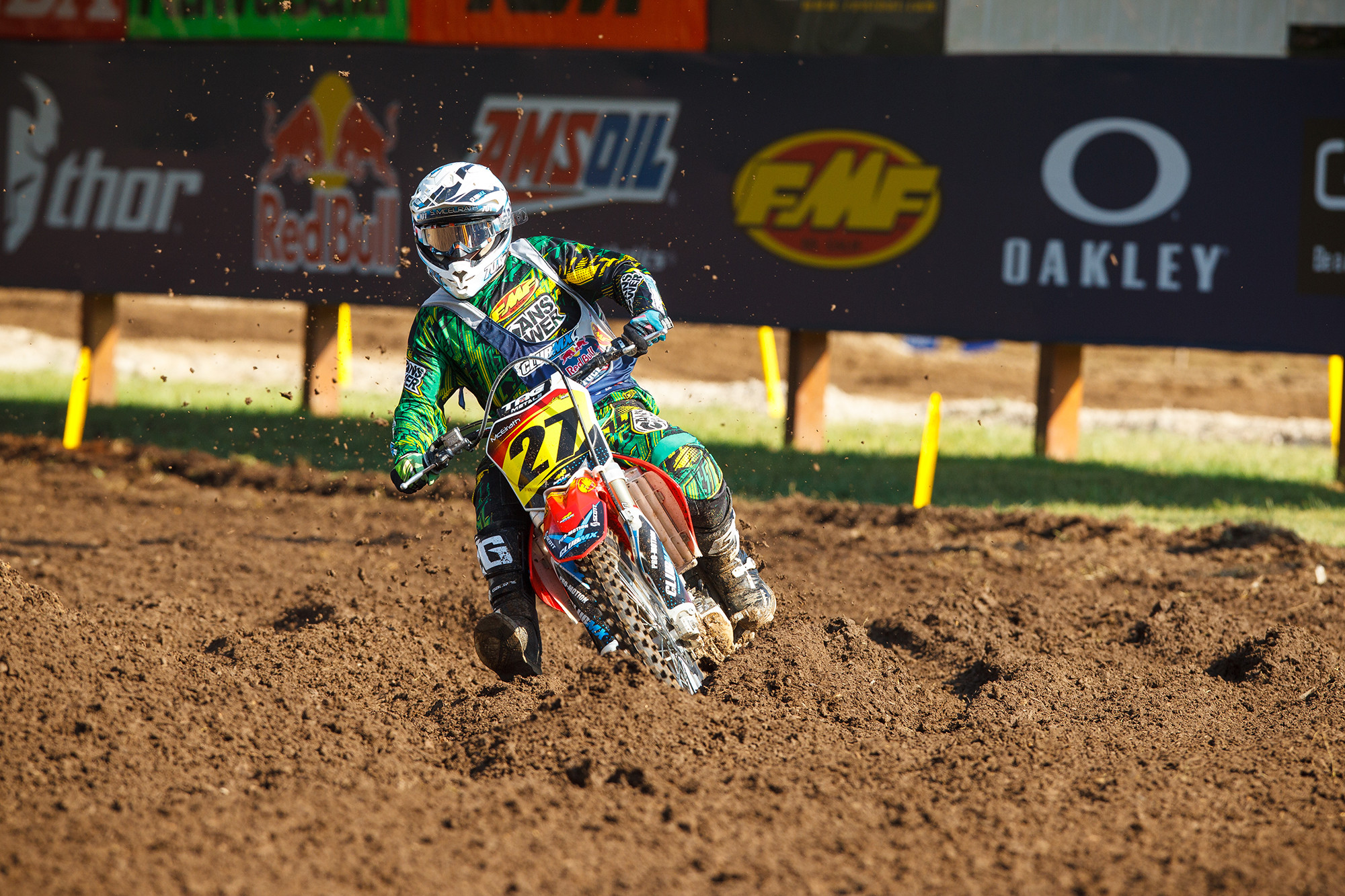 McElrath at the 2012 AMA Amateur National Motocross Championship at Loretta Lynn Ranch.