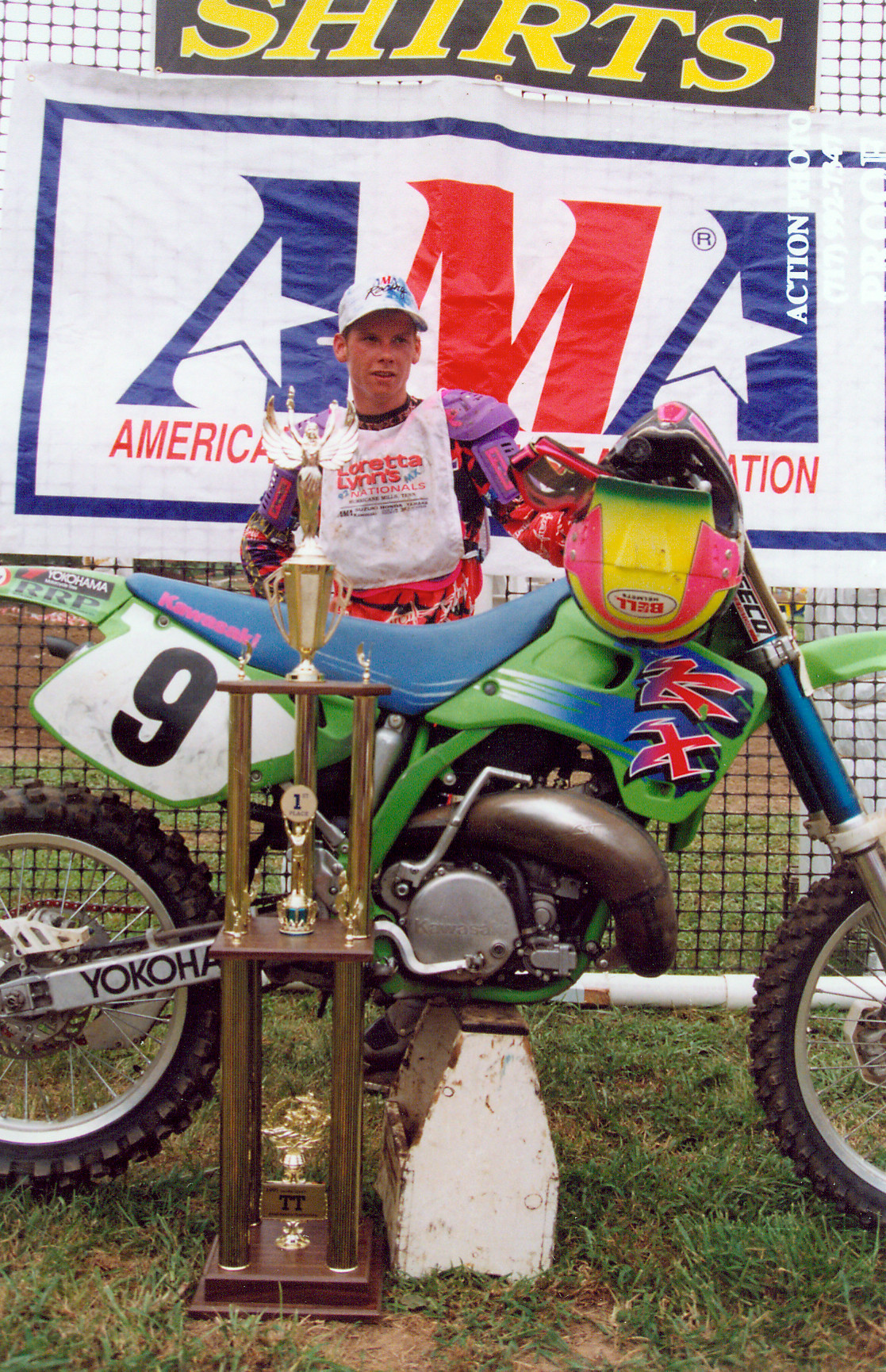 Ferry at the 1992 Amateur National Motocross Championship at Loretta Lynn Ranch.