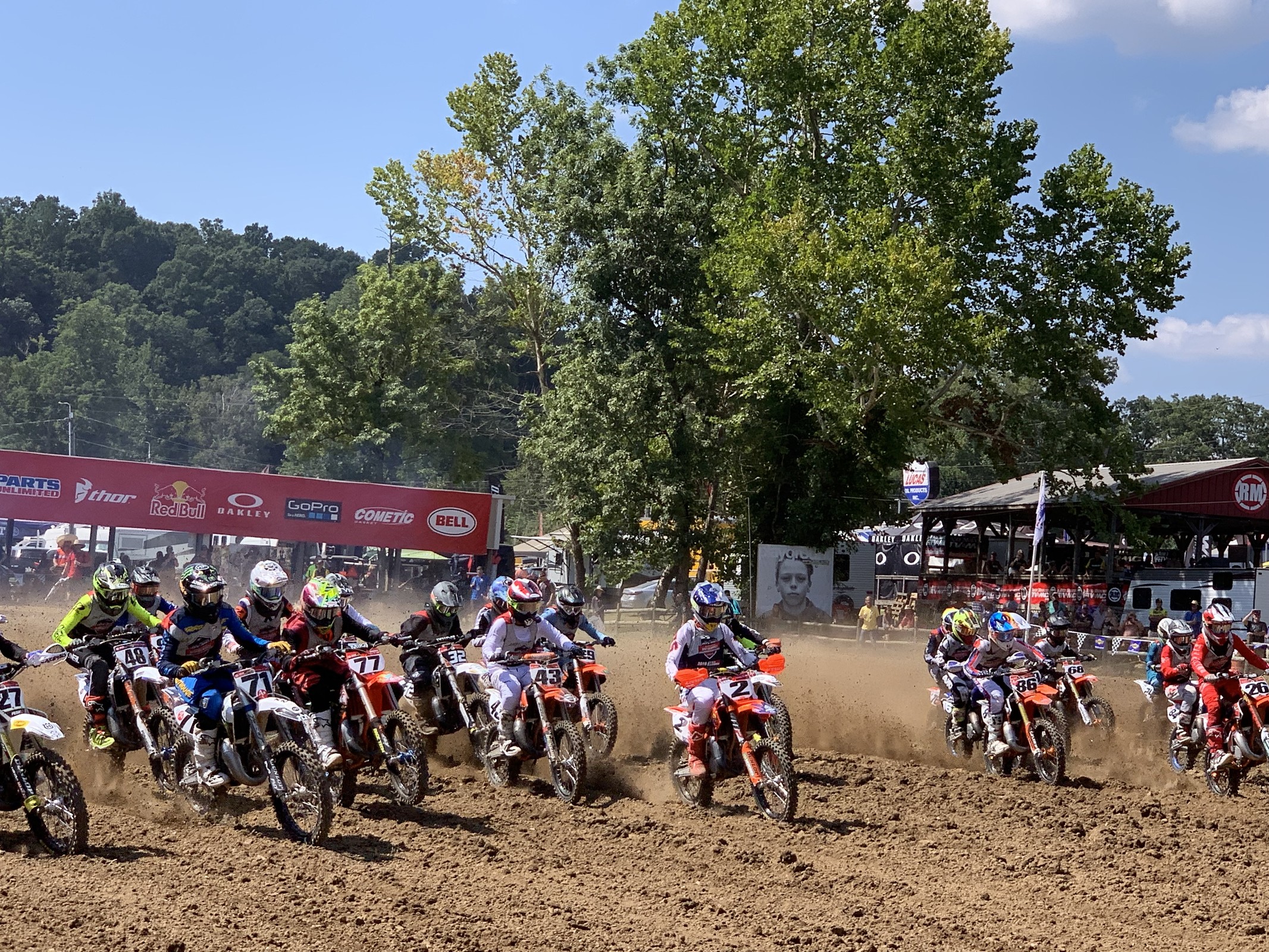 Max Vohland one of his six Supermini moto wins.