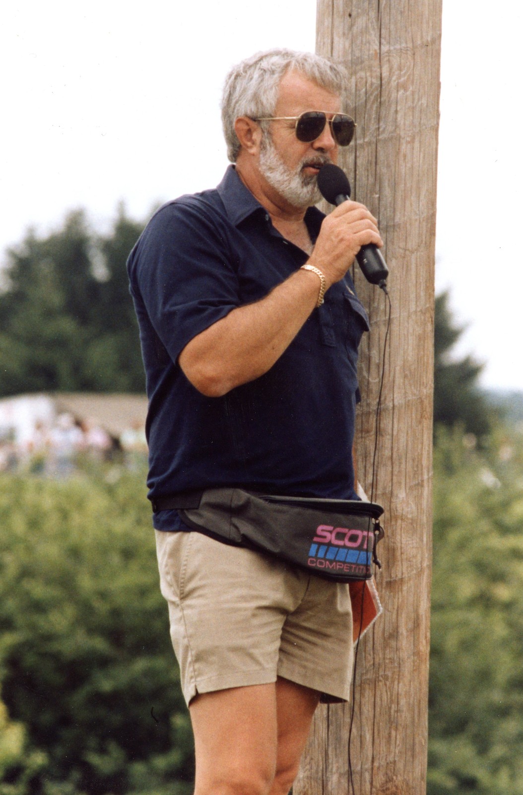 Maiers announcing at Unadilla back in the day.