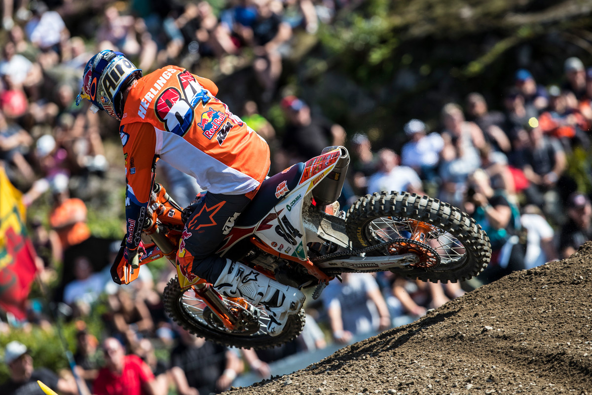 Red Bull KTM's Jeffrey Herlings missed a majority of the season with multiple injuries.
