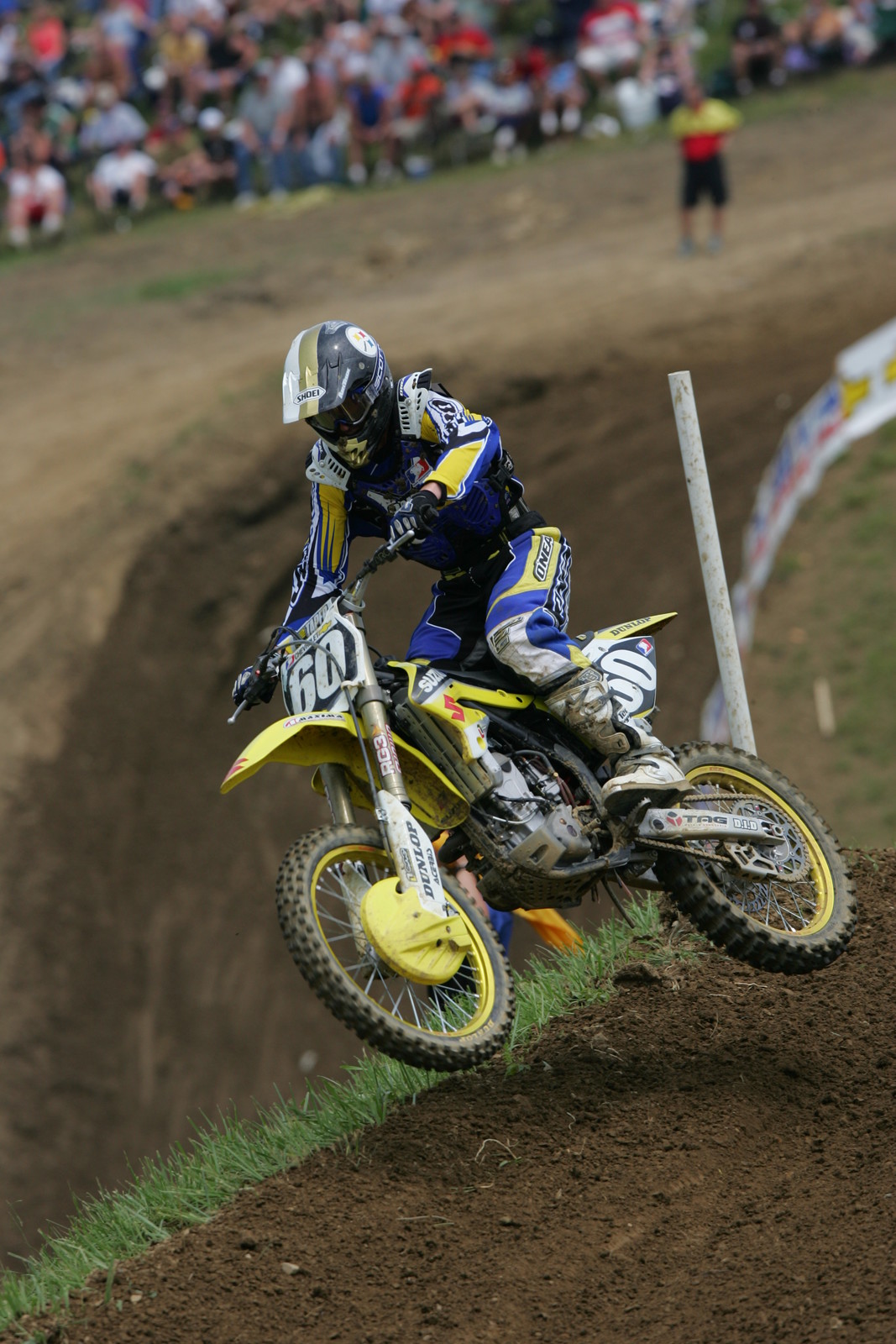 Pictured above from 2004, Hepler earned second overall at the High Point National in the 125MX class.