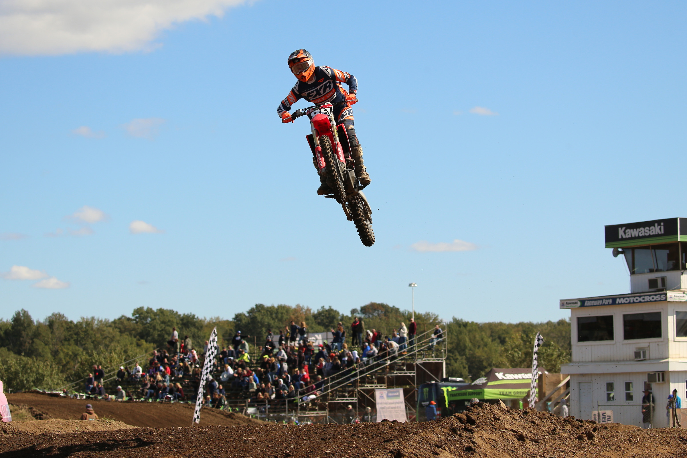 Travis Randanella was the top Novice class racer at the Kawasaki Race of Champions. Randanella won the 250 C and Open C classes.