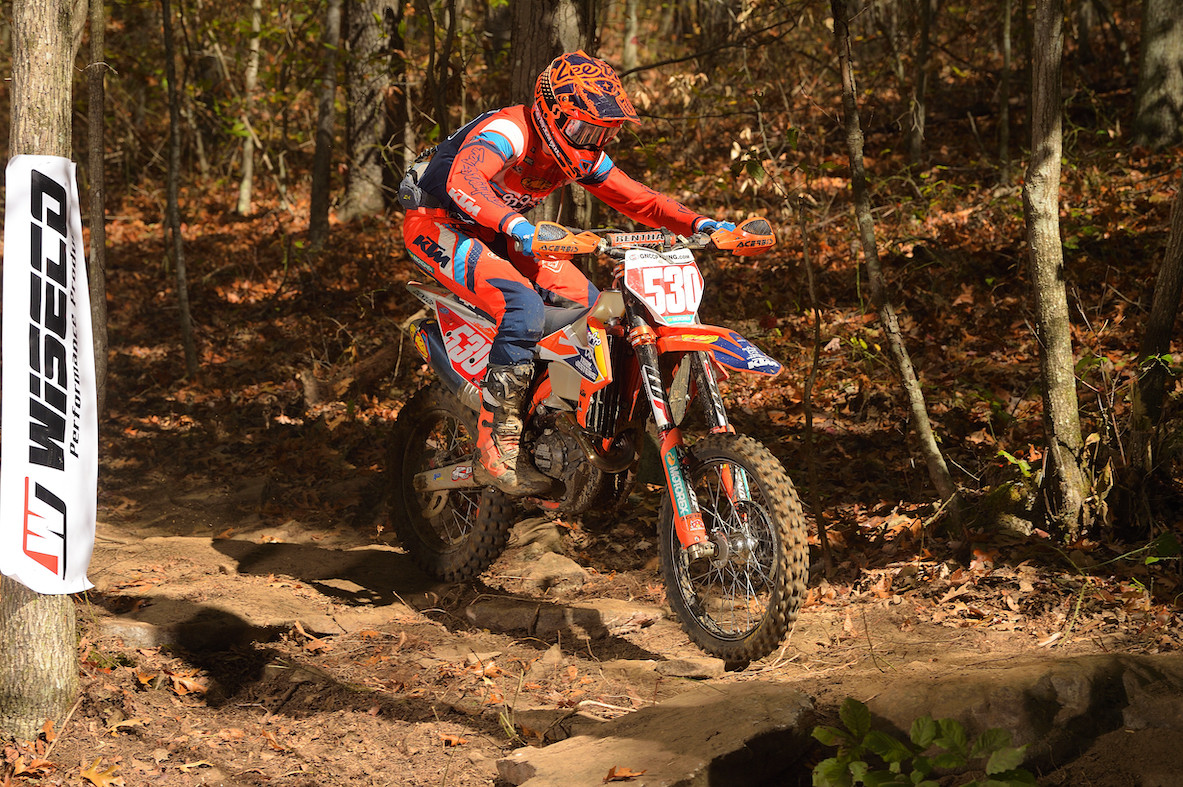 Last year, Ben Kelley surprised many in GNCC with his XC2 title over 2017 champion Josh Toth. He was even better this season, winning every single XC2 race he entered to clinch his second title. Now in his second race in the XC1 class, he's already won a race overall!