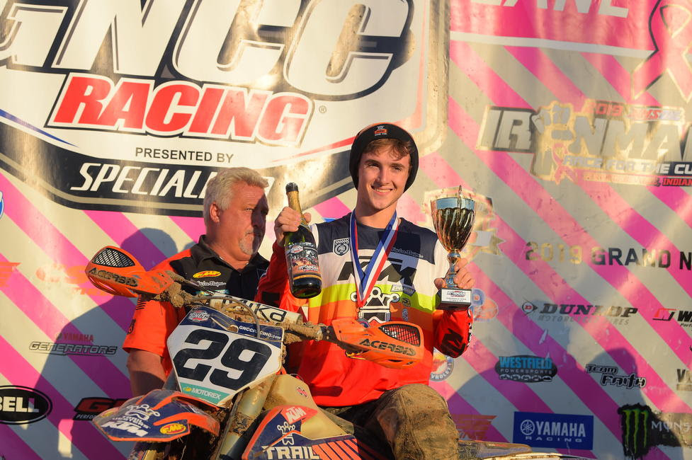 Simon Johnson, a 250 A competitor, came through to earn another top amateur honor by finishing 16th overall.