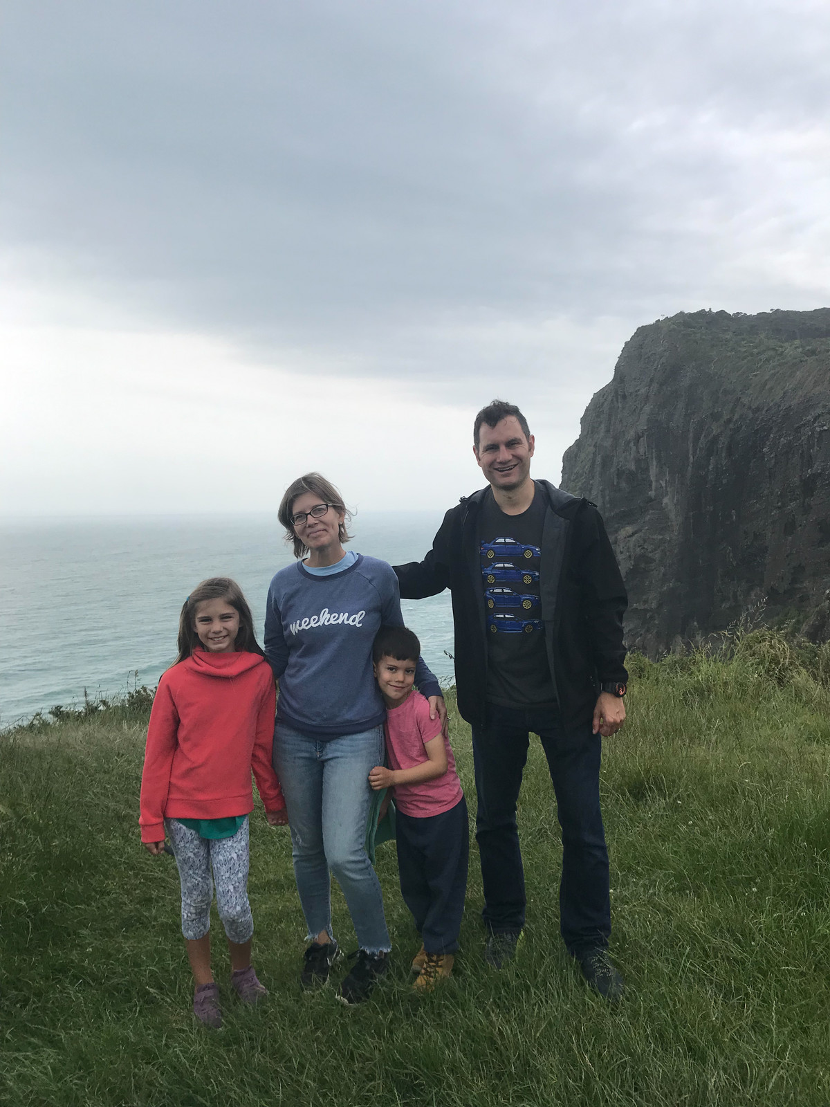The Weege clan thought they found a hiking trail. Turns out it was a tramping track. #lostintranslation