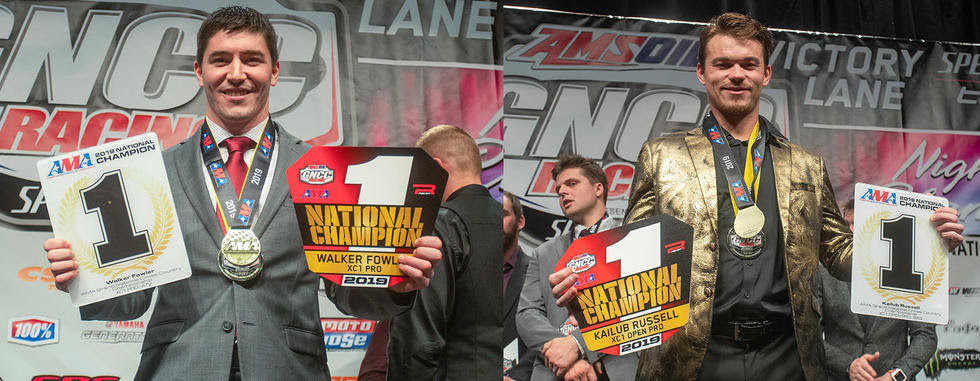 Walker Fowler was awarded his fifth-straight GNCC ATV National Championship, and Kailub Russell celebrated his seventh-straight GNCC National Championship.