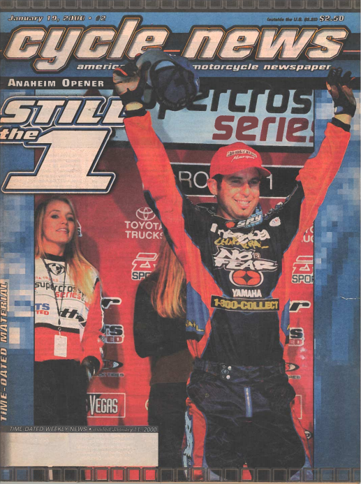 Cycle News cover from January 19, 2000.