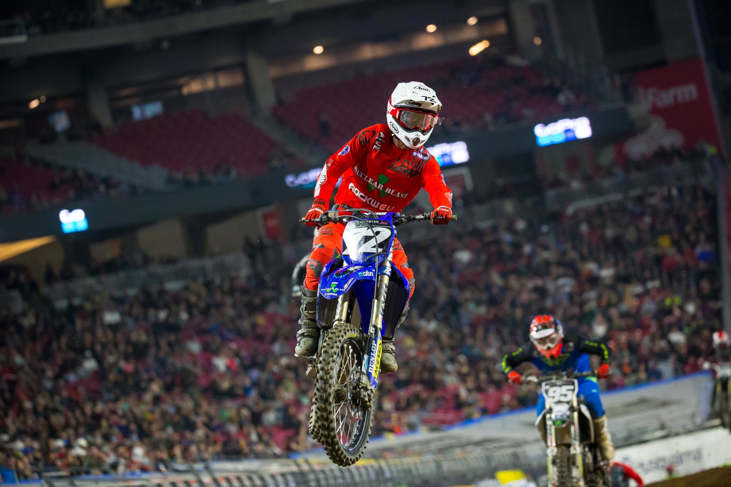 Wageman recorded finishes of 16-11-12 for 12th overall at the Glendale Supercross Triple Crown.