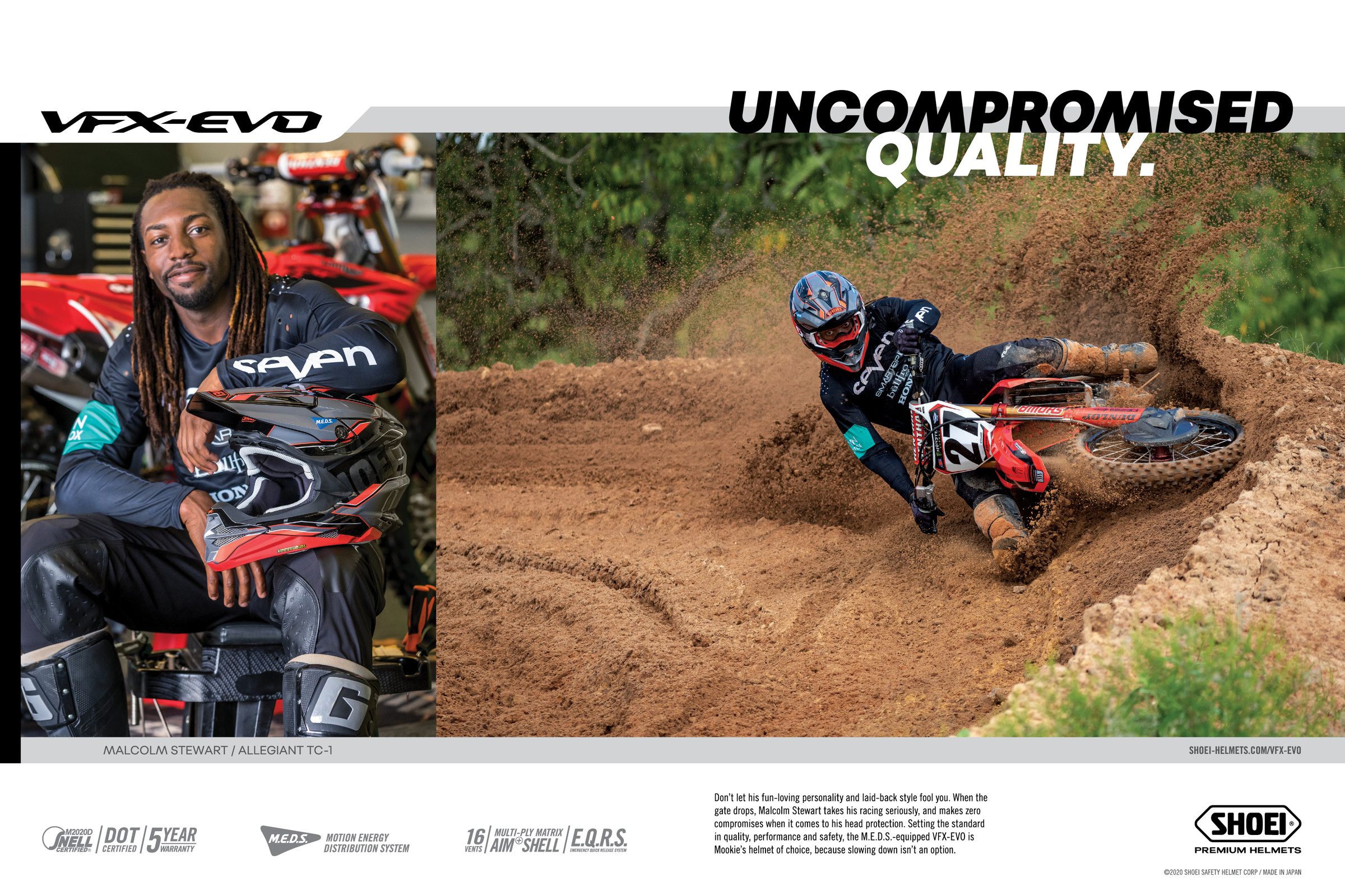 Advertisement: Shoei Premium Helmets