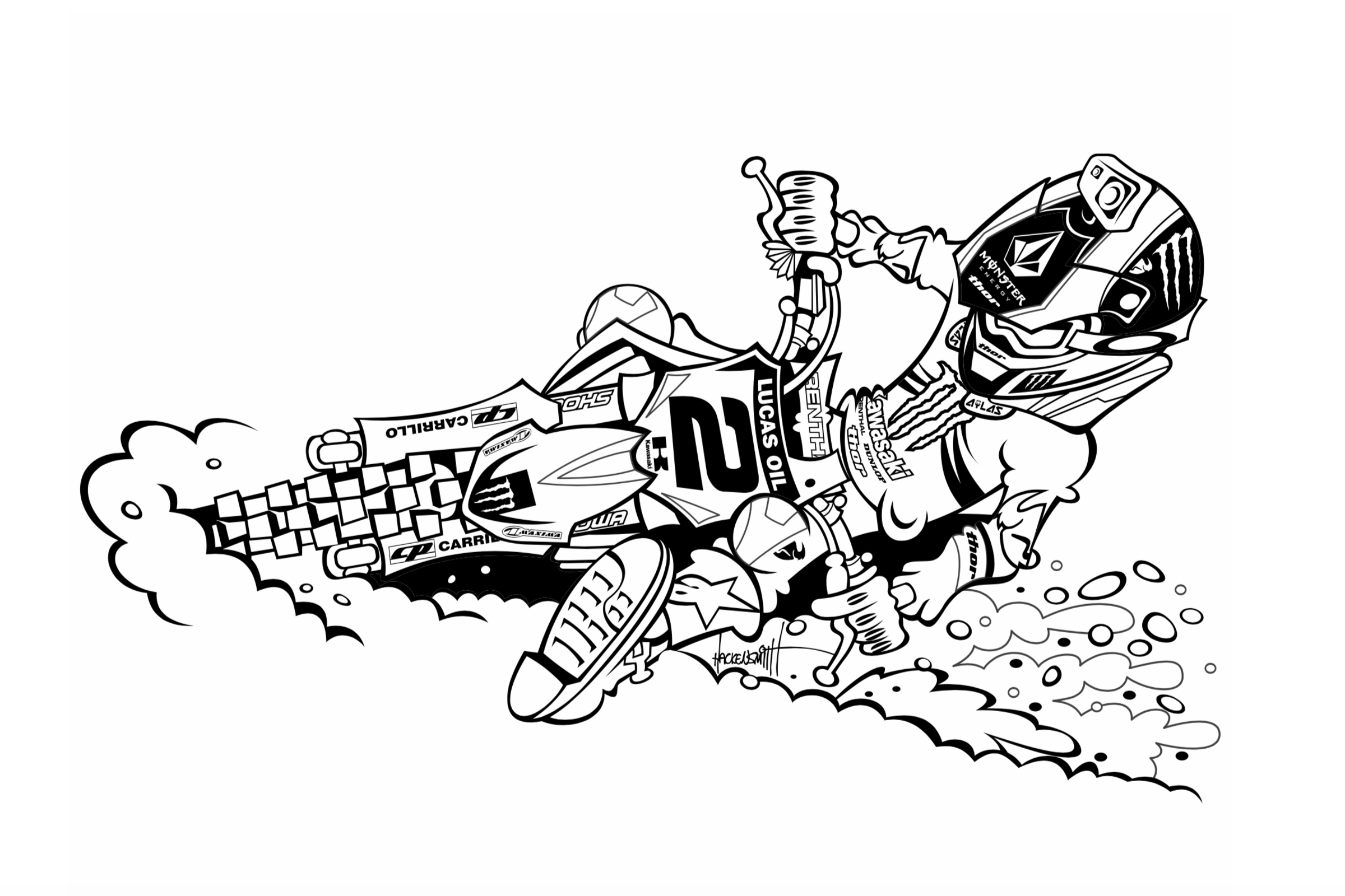 Featured image of post Supercross Dirt Bike Coloring Pages - Such coloring pages are a really good way to introduce kids to the a variety of symbols linked with this.