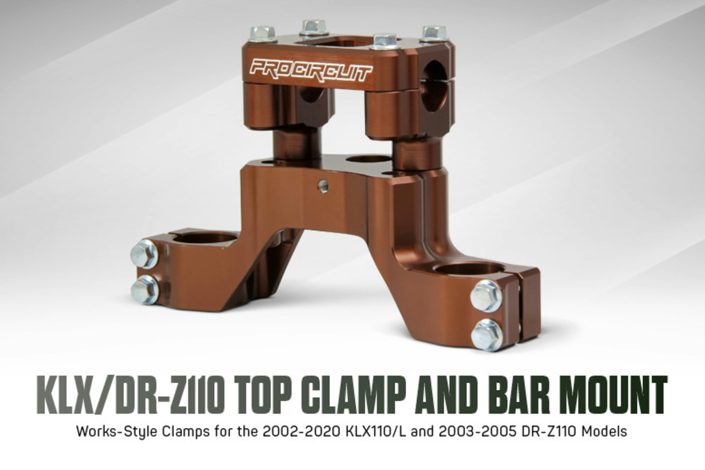 Pro Circuit Introduces KLX110/L and DR-Z110 Clamps