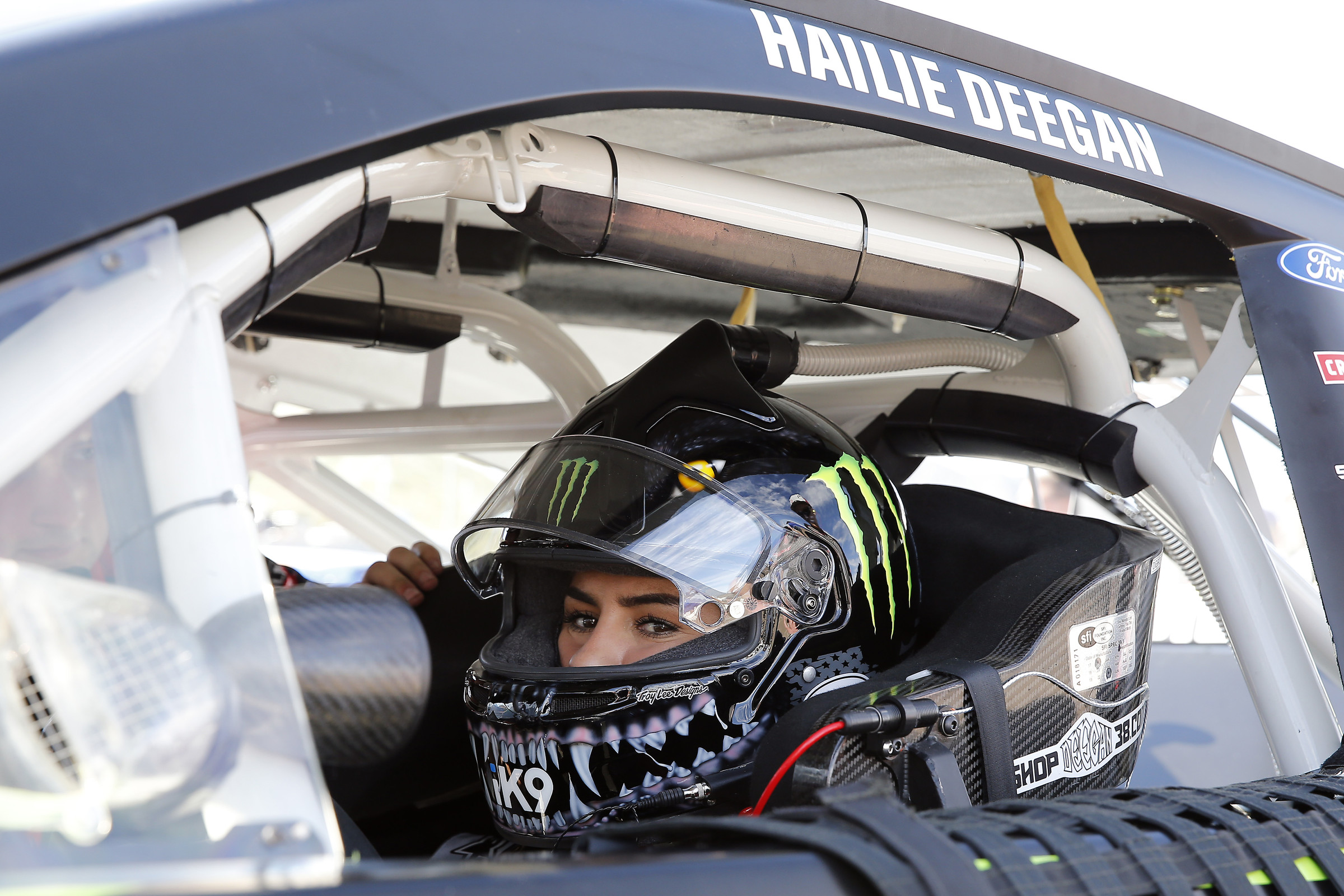 Hailie Deegan currently competes in the ARCA Menard's stock car racing series.