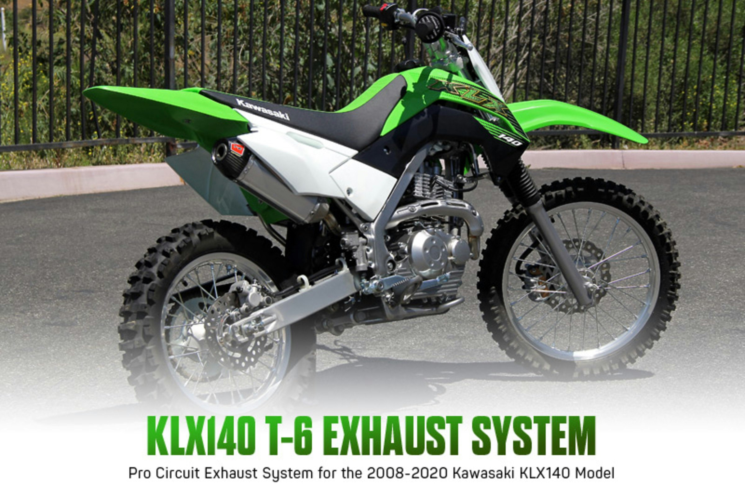 Pro Circuit Released 2008-2020 KLX140 T-6 Exhaust System